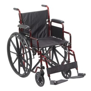 Drive Medical Rebel Wheelchair - Supports up to 300 lbs, Pack of 1, RTLREB18DDA-SF